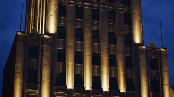 Tilt up view of the Edifice Price alt