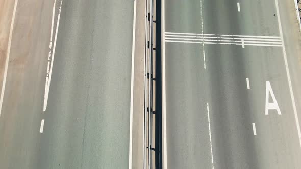View of the Road From a Drone alt