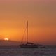 Sunset in Mykonos, Greece and Yachts in the Harbor - VideoHive Item for Sale