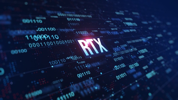 RTX Digital Binary Code Background alt