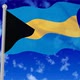 Bahamas Flying National Flag In The Sky - VideoHive Item for Sale