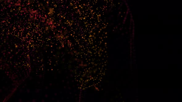 Dark Abstract Background particles