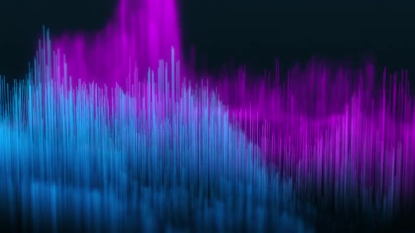 Audio Spectrum Soundbar Background Loop