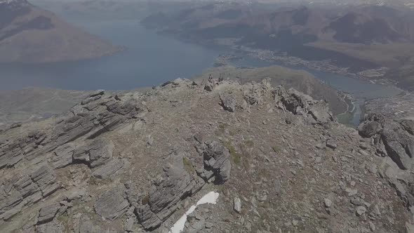 View of Queenstown from the Remarkables