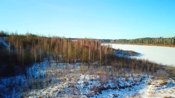 A Flooded Quarry Near The Village Of Ruba  alt