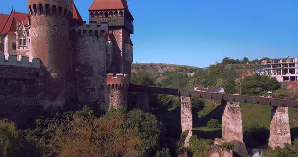 Corvin Castle In Transylvania, Romania alt