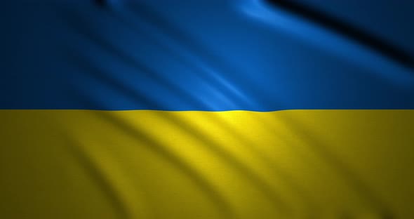 3D ukraine flag alt