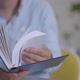 a Man Flipping Through a Book - VideoHive Item for Sale