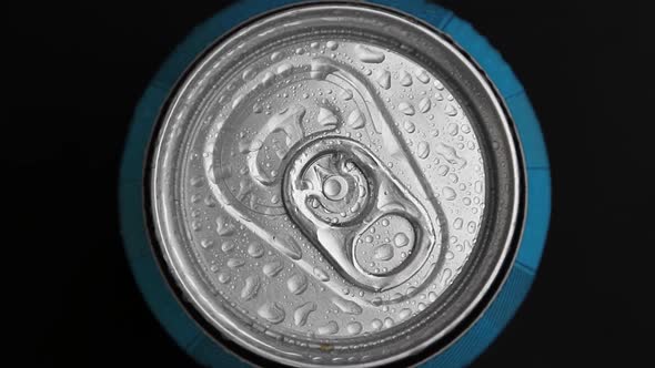 Aluminum Can with Carbonated Water