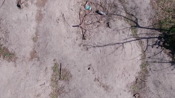 Vertical Video of a Burnt Military Equipment During the War in Ukraine alt