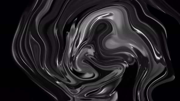 Abstract Background Oily Glossy Material Twisted Liquid Animation alt