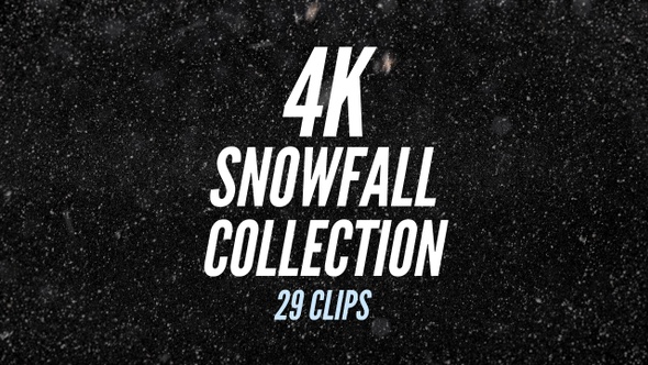 Snowfall 4k Collection 29 clips alt