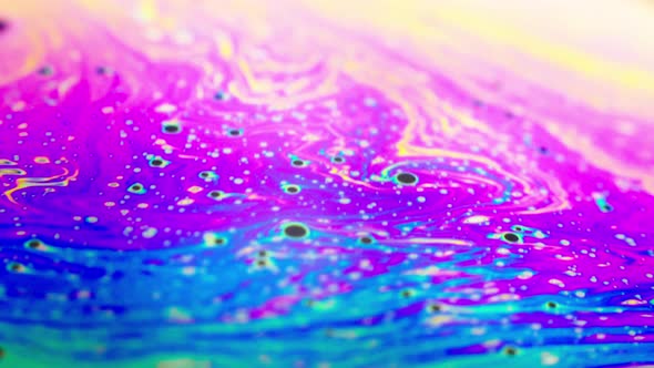 Colorful Abstract Background Fluid Rainbow Colors in Motion, Macro Shot alt