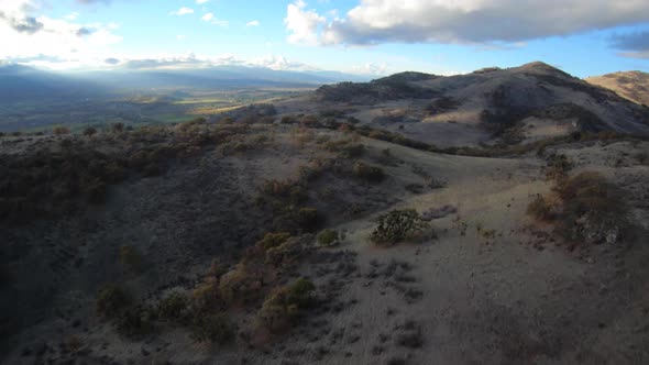 Flying Above Siskiyou Pass Arriving Into Medford Oregon Rogue Valley alt