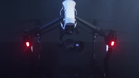 Drone Quadrocopter With Camera At Studio 13a