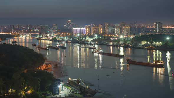 summer night on the Moscow River alt