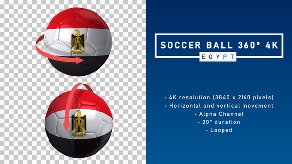 Soccer Ball 360º 4K - Egypt