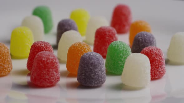 Rotating shot of gumdrop candy - CANDY GUMDROPS 014 alt