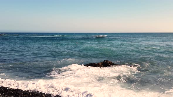 Waves at Atlantic Ocean, Tenerife, Spain