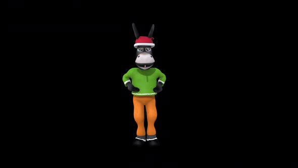 Cartoon Funny Donkey Dance 9 alt