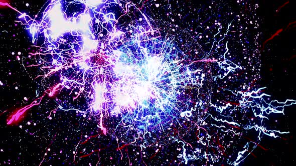 Abstract powerful explosion alt