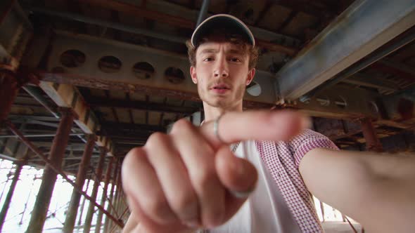 POV Man Using His Smart Phone To Make A Purchase alt