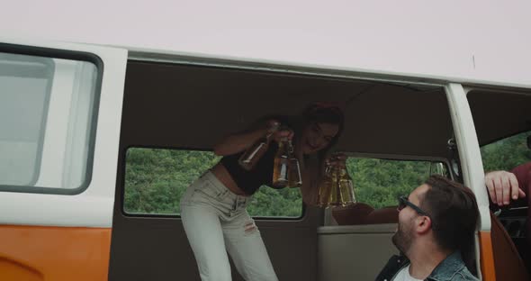 Starting the Picnic Party Young Lady Taking Lots alt