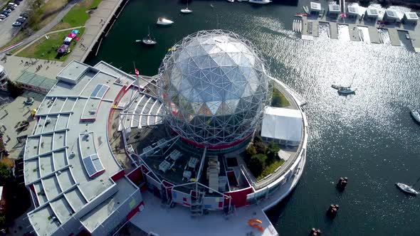 Science World False Creek Drone Orbit