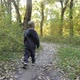 Child Running in the Yellow Leaves - VideoHive Item for Sale