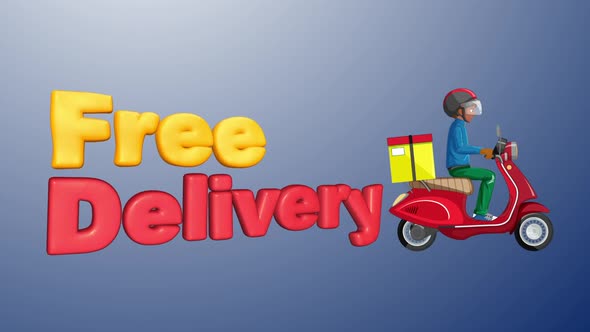 Delivery with Scooter