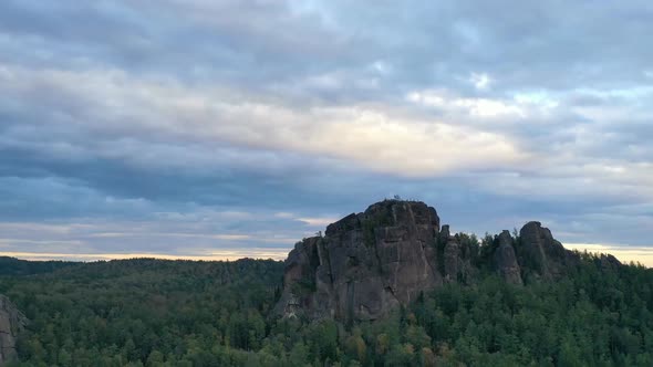 Rocky Mountains at Sunset alt