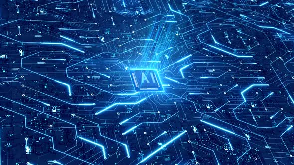 Ai Data Storage Chip Circuit Board