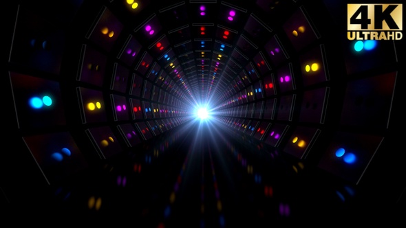 6 Colorful Tunnel Pack 4k