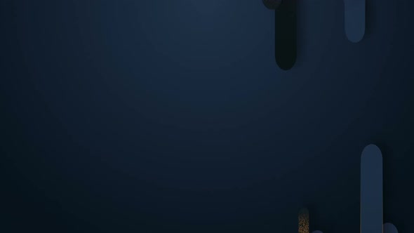 Abstract tech geometric black and gold seamless loop Full HD. alt