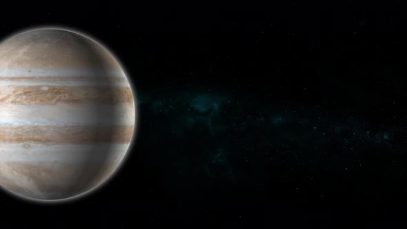 planet Jupiter animation.  Vd 1126