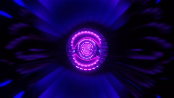Abstract Neon Blue Purple Psychedelic Hypnotic VJ Loop Background alt