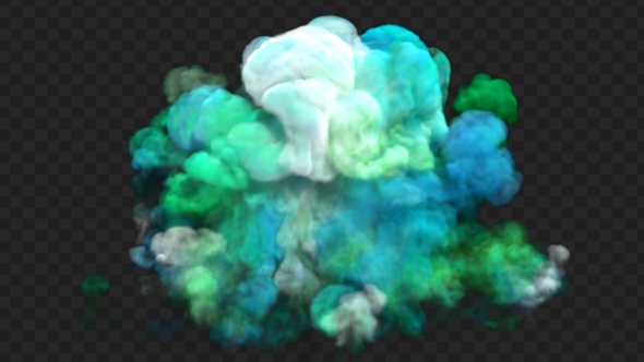 Colorful Smoke Explosion 03