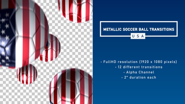 Metallic Soccer Ball Transitions - USA