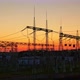 Electric Substation at Sunset - VideoHive Item for Sale