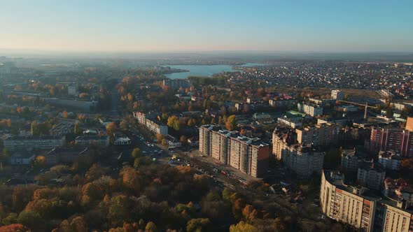 Autumn City Of Rivne Ukraine, Istanbul District