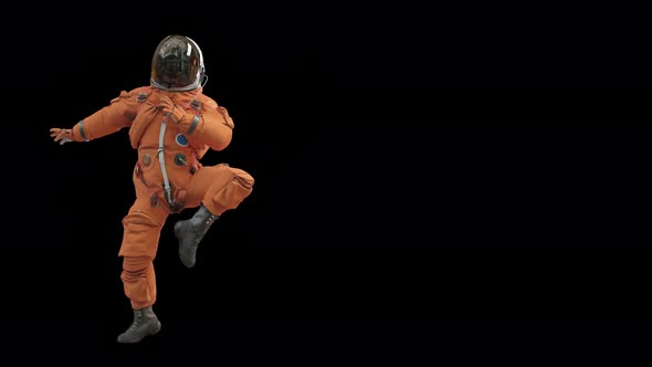 Astronaut Jumping Dance