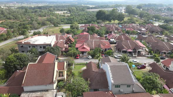 Aerial view of Housing area in Desa Pinggiran Putra