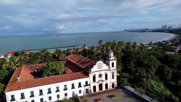 Brazil Northeast. Historic centre of downtown Recife, Pernambuco, Brazil. alt