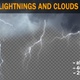 Lightninigs And Clouds - VideoHive Item for Sale