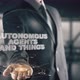 Businessman with Autonomous Agents And Things Hologram Concept - VideoHive Item for Sale