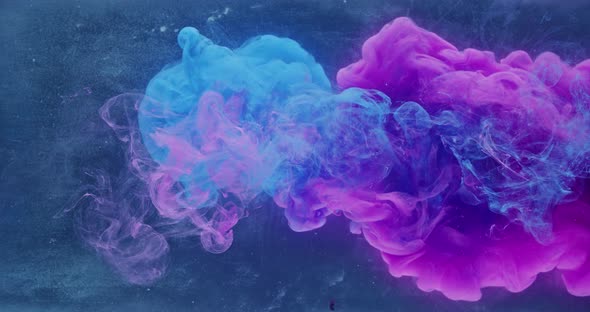 Ink Water Mix Magic Burst Blue Purple Paint Blend alt