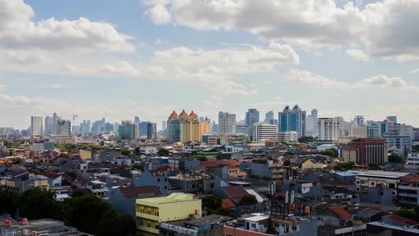 Timelapse Panorama of the City of Jakarta alt