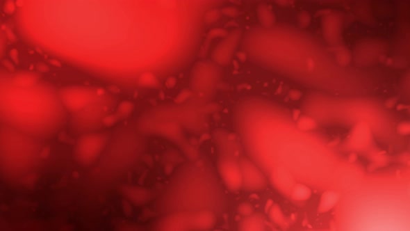 Blood particles movement video clip in high resolution.