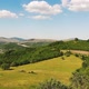 Beautiful landscape hills fields of Brus village, Kosovo - VideoHive Item for Sale