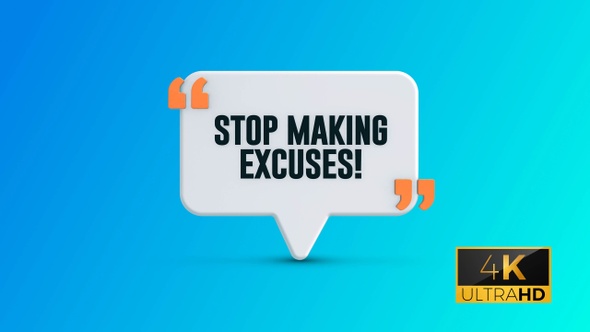Stop Making Excuses! alt